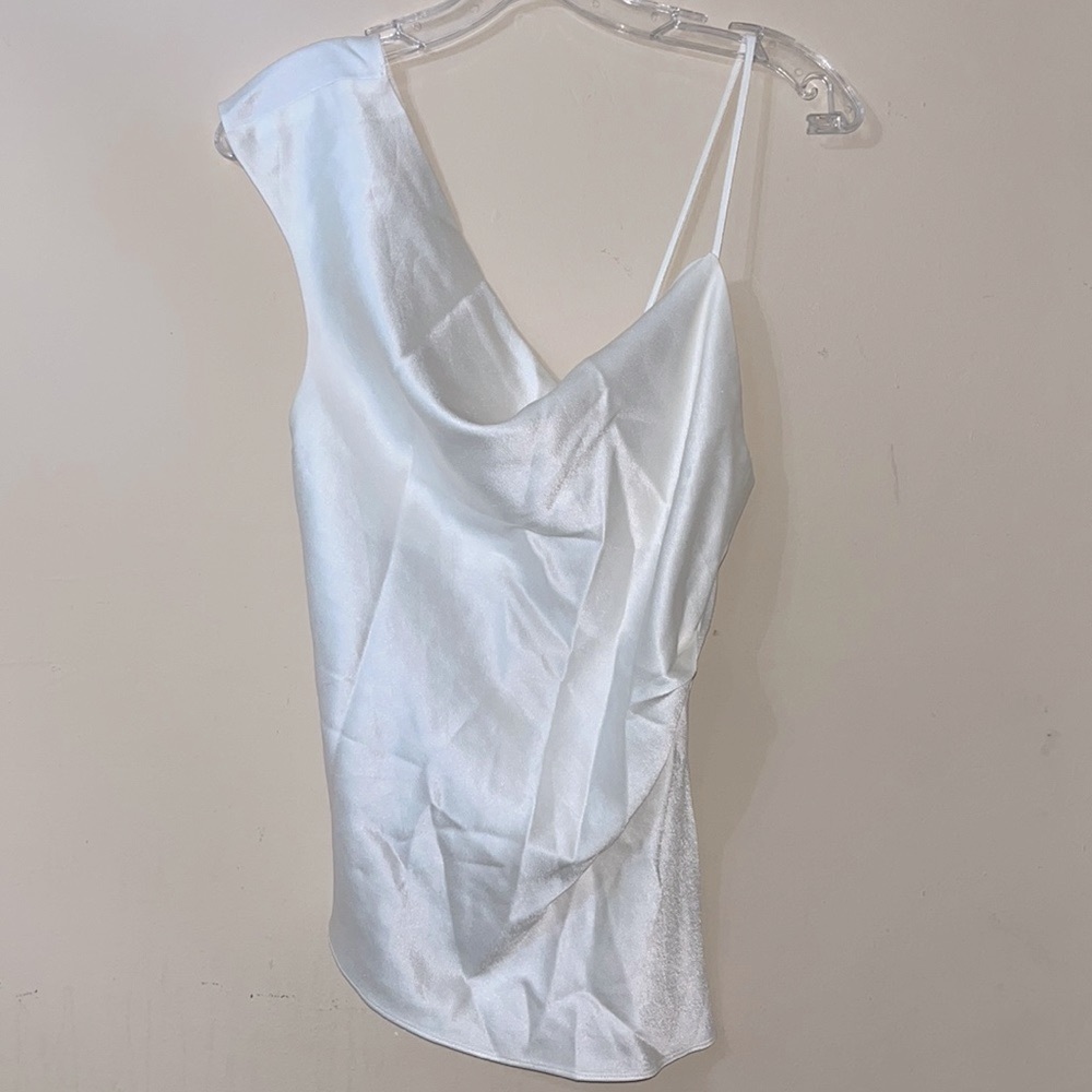 NWOT Allen Schwartz Ivory Blouse Size Small